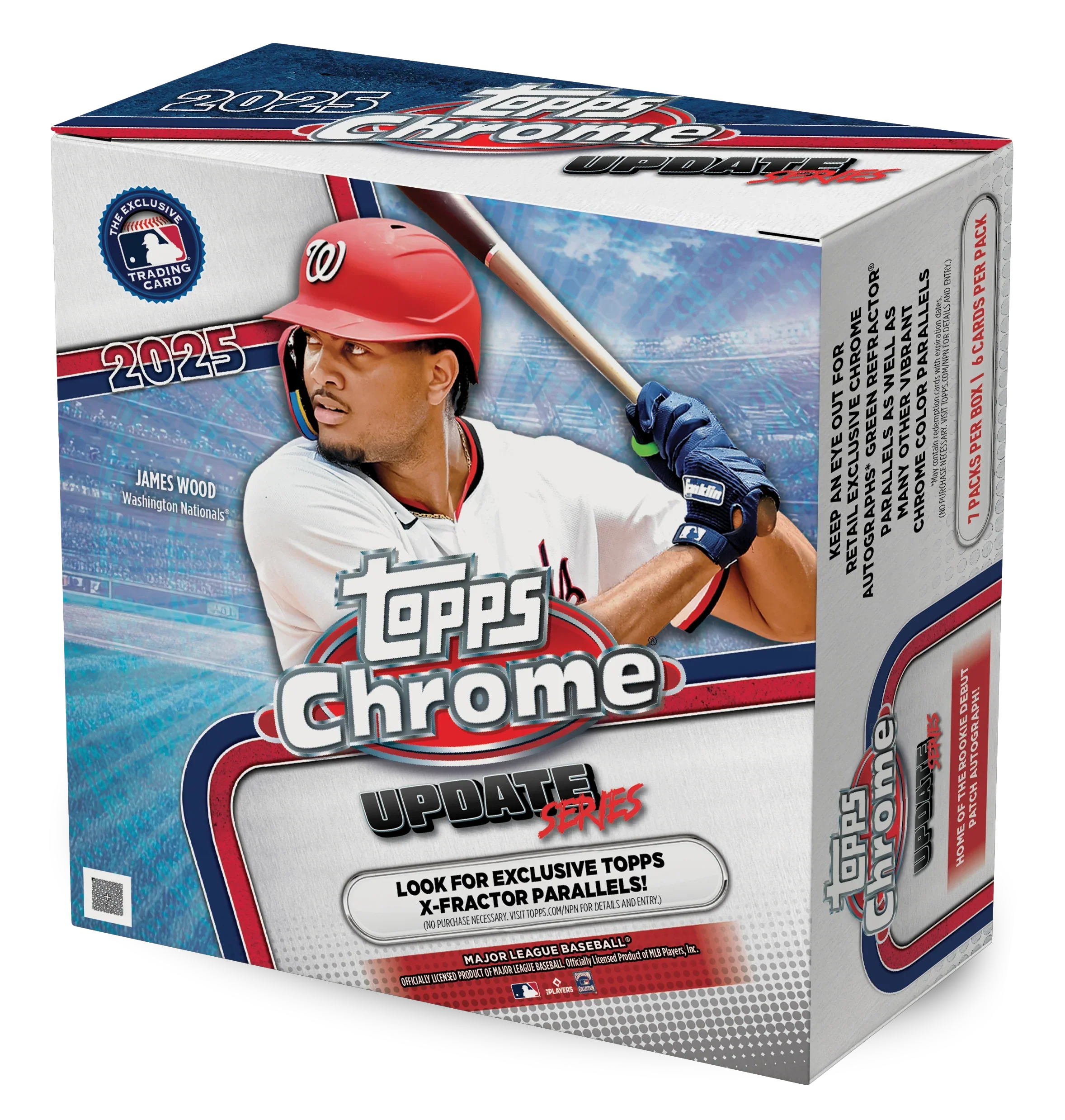 2025 Topps Chrome Update Series Baseball Mega Box