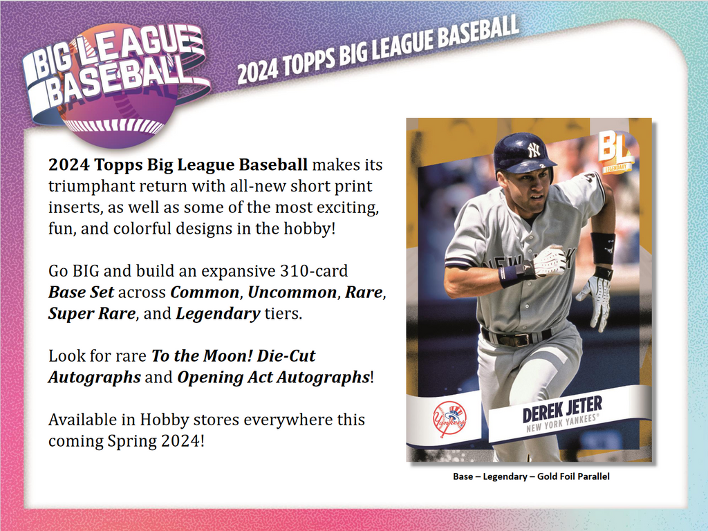 2024 Topps Big League Baseball Hobby 20 Box Case