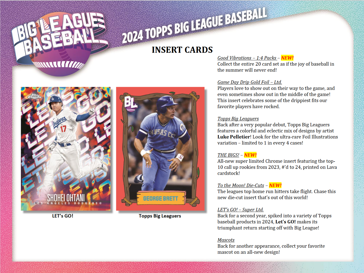 2024 Topps Big League Baseball Hobby 20 Box Case