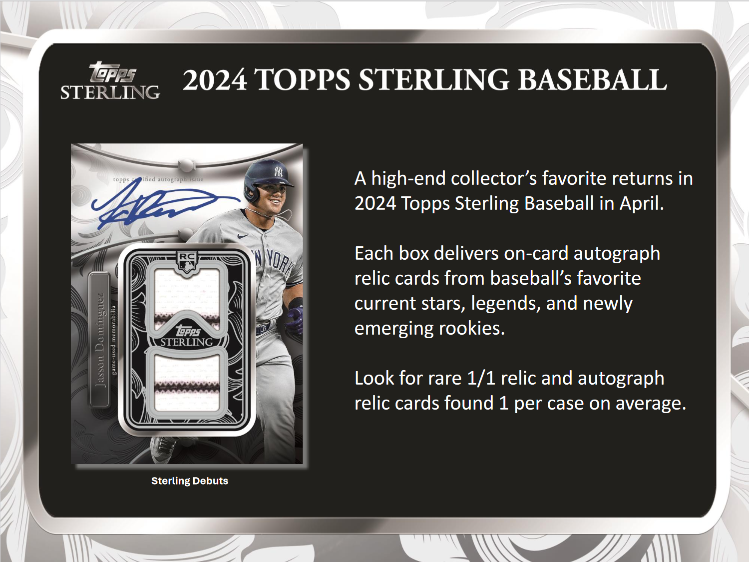 2024 Topps Sterling Baseball Hobby Box