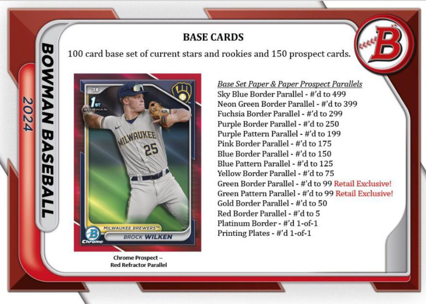2024 Bowman Baseball Blaster 40 Box Case