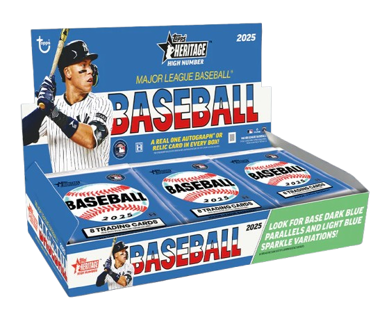 2025 Topps Heritage High Number Baseball Hobby 12 Box Case