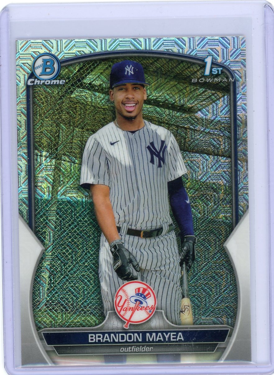 Brandon Mayea 2023 1st Bowman Chrome mega box mojo refractor