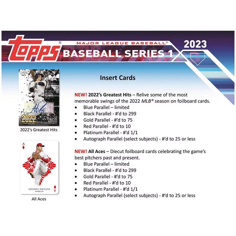 2023 Topps Series 1 Baseball Hobby Box