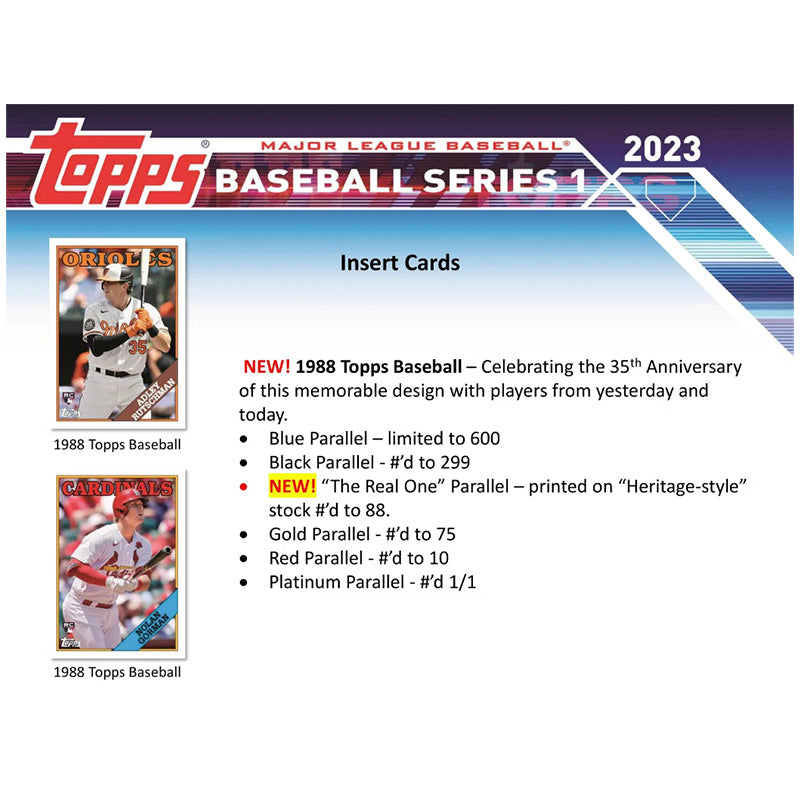 2023 Topps Series 1 Baseball Hobby Box